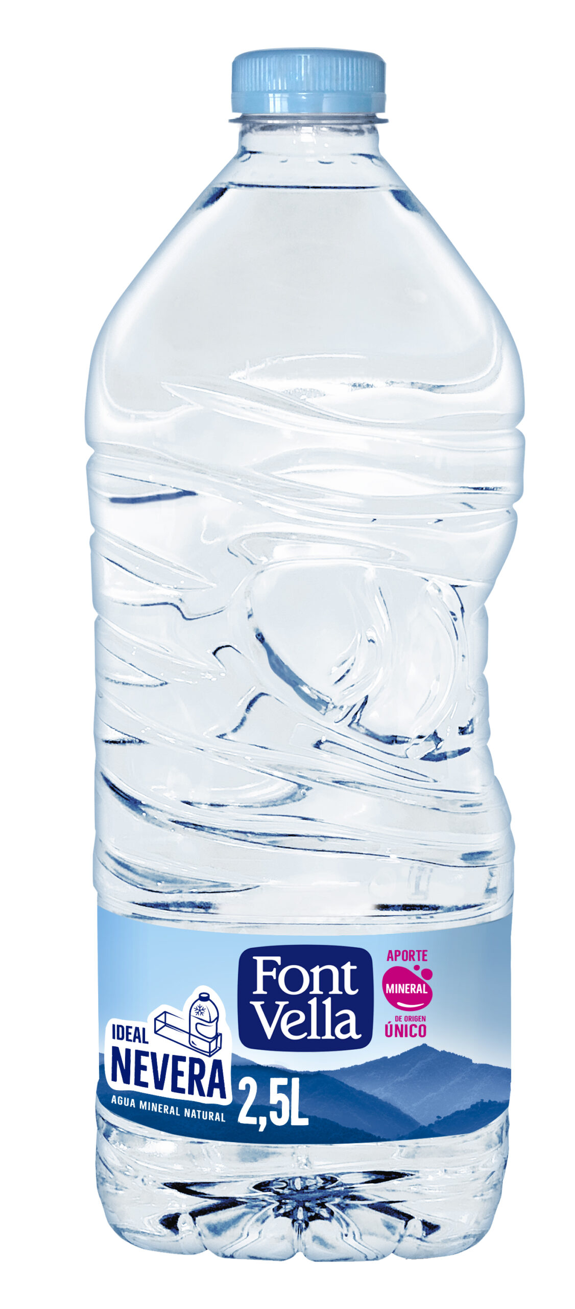 Agua Font Vella 1L 12 botellas cristal retornable-Zaragoza